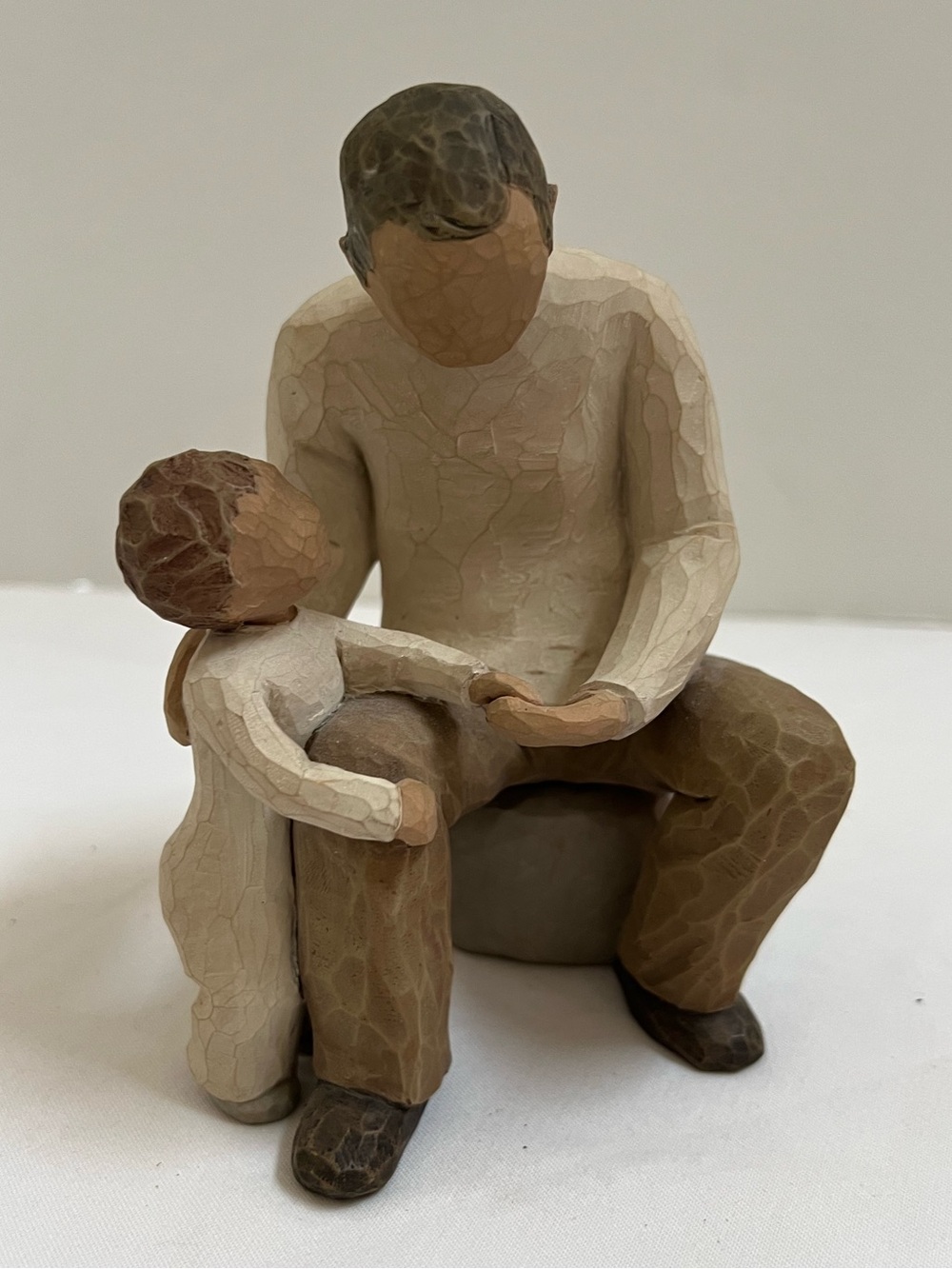 Willow Tree Grandfather Demdaco Hand Painted Figurine 2001 Retired Young Child